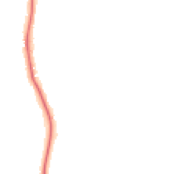Night-time road noise heatmap for KT10 9DN