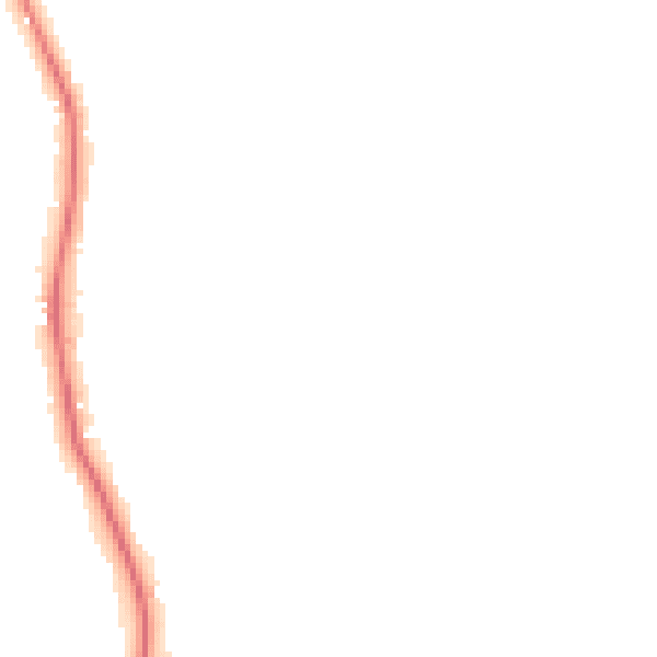 Night-time road noise heatmap for KT10 9EH