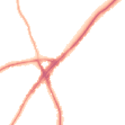 Night-time road noise heatmap for KT10 9RL