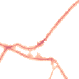 Night-time road noise heatmap for KT12 1AB