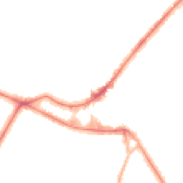 Night-time road noise heatmap for KT12 1AE