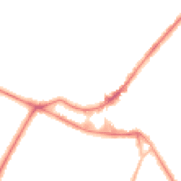 Night-time road noise heatmap for KT12 1AF