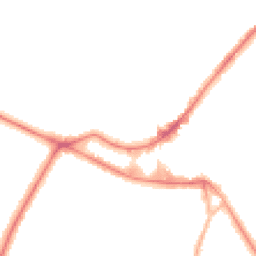 Night-time road noise heatmap for KT12 1AG