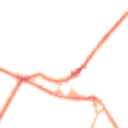 Night-time road noise heatmap for KT12 1AH