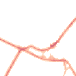 Night-time road noise heatmap for KT12 1AJ