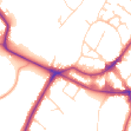 Daytime road noise heatmap for KT12 1AP