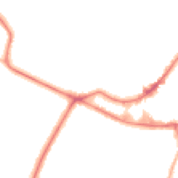 Night-time road noise heatmap for KT12 1AP