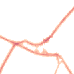 Night-time road noise heatmap for KT12 1AS