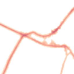 Night-time road noise heatmap for KT12 1AU