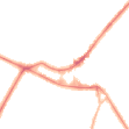 Night-time road noise heatmap for KT12 1BE
