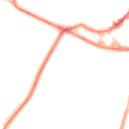 Night-time road noise heatmap for KT12 1BJ