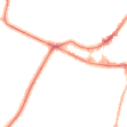 Night-time road noise heatmap for KT12 1BL