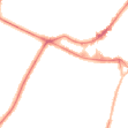Night-time road noise heatmap for KT12 1BN