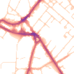 Daytime road noise heatmap for KT12 1BU