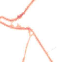 Night-time road noise heatmap for KT12 1BU