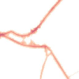 Night-time road noise heatmap for KT12 1BZ