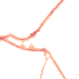 Night-time road noise heatmap for KT12 1DG