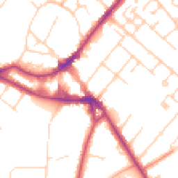 Daytime road noise heatmap for KT12 1DH