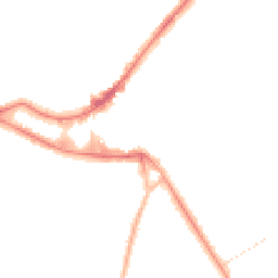 Night-time road noise heatmap for KT12 1DH