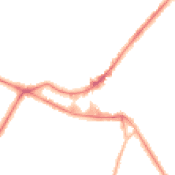 Night-time road noise heatmap for KT12 1DP