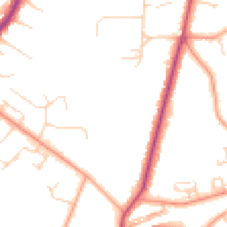 Daytime road noise heatmap for KT12 1EH