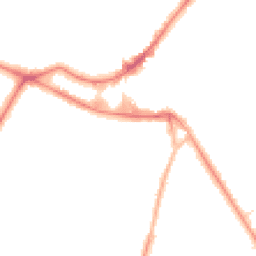 Night-time road noise heatmap for KT12 1EP