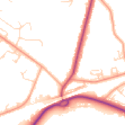 Daytime road noise heatmap for KT12 1EQ