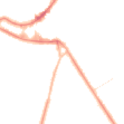 Night-time road noise heatmap for KT12 1JA