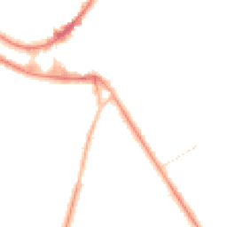 Night-time road noise heatmap for KT12 1LA