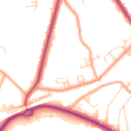 Daytime road noise heatmap for KT12 1NE