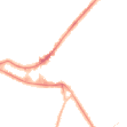 Night-time road noise heatmap for KT12 2EZ