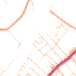 Daytime road noise heatmap for KT12 2JQ