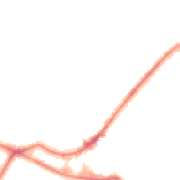 Night-time road noise heatmap for KT12 2NU