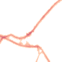 Night-time road noise heatmap for KT12 2QP