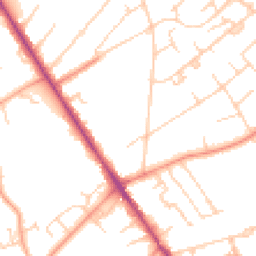 Daytime road noise heatmap for KT12 3JA