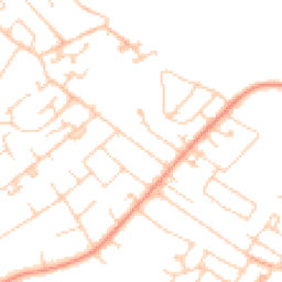 Daytime road noise heatmap for KT12 3LA