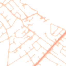 Daytime road noise heatmap for KT12 3LJ