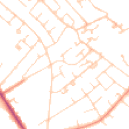 Daytime road noise heatmap for KT12 3NE