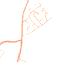 Daytime road noise heatmap for KT12 3QH