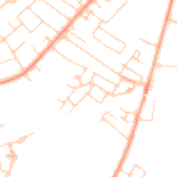 Daytime road noise heatmap for KT12 3SL