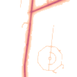 Daytime road noise heatmap for KT12 4BT