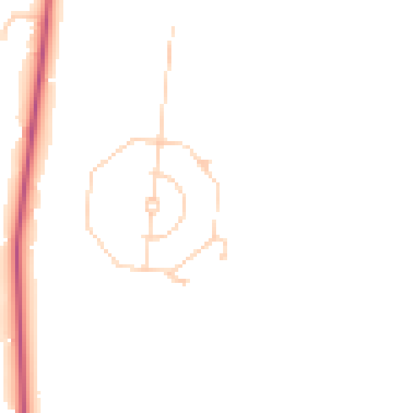 Daytime road noise heatmap for KT12 4DZ