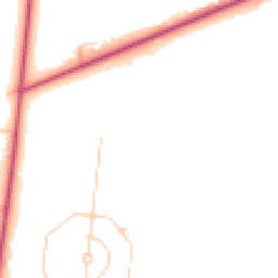 Daytime road noise heatmap for KT12 4EL