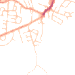 Daytime road noise heatmap for KT12 4HY