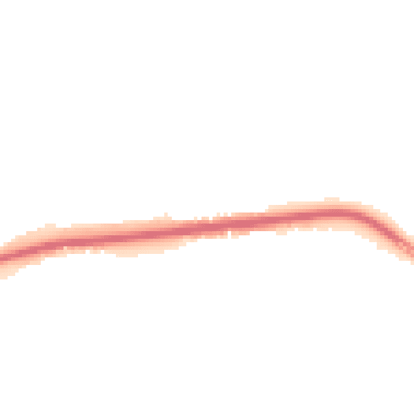 Night-time road noise heatmap for KT12 4LQ