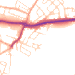 Daytime road noise heatmap for KT12 4LS