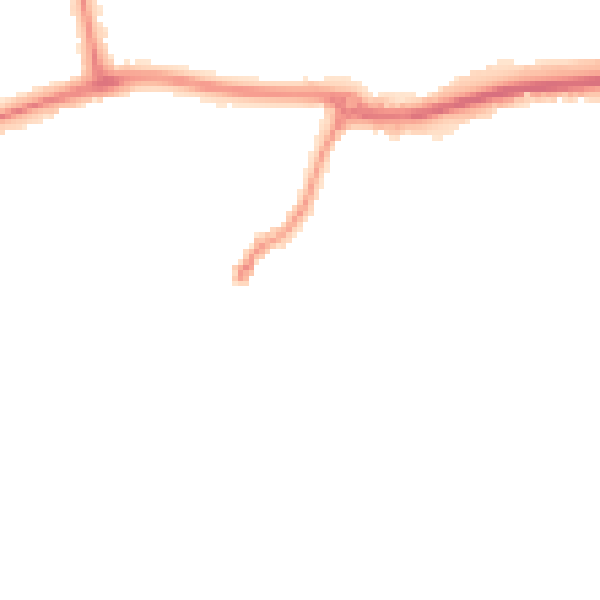 Night-time road noise heatmap for KT12 4NB