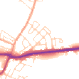 Daytime road noise heatmap for KT12 4NZ