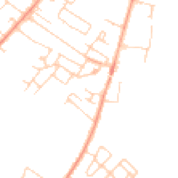 Daytime road noise heatmap for KT12 4QX