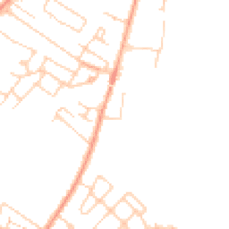 Daytime road noise heatmap for KT12 4RA